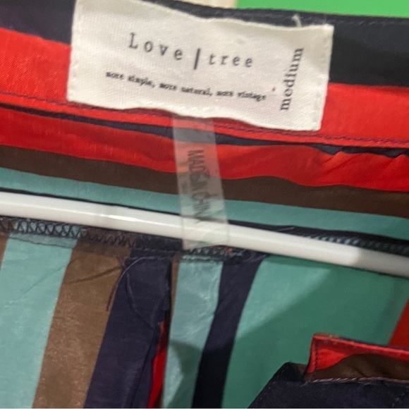 Love Tree Multicolored Striped Blouse - Picture 4 of 7